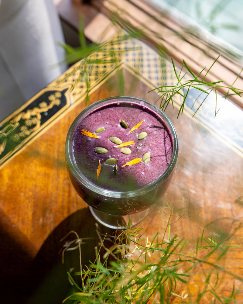 Wild Blueberry Cacao Smoothie